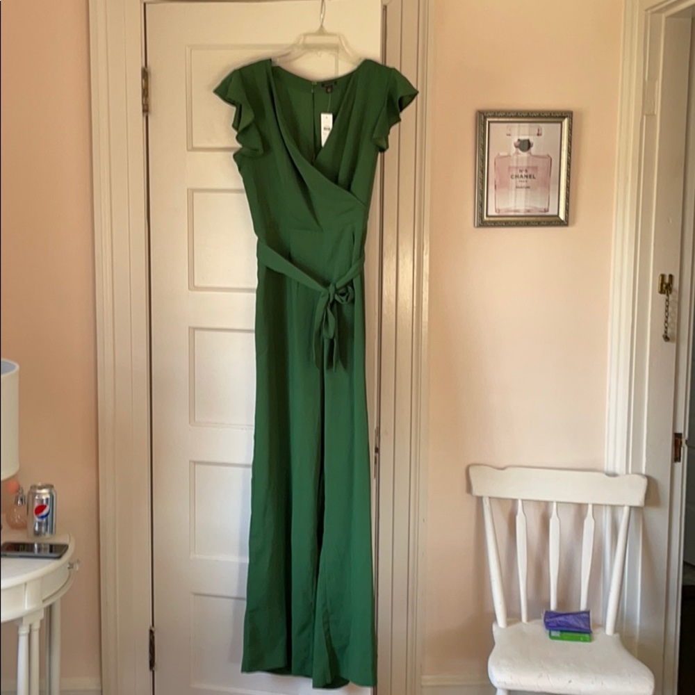 Ann Taylor Green Jumpsuit